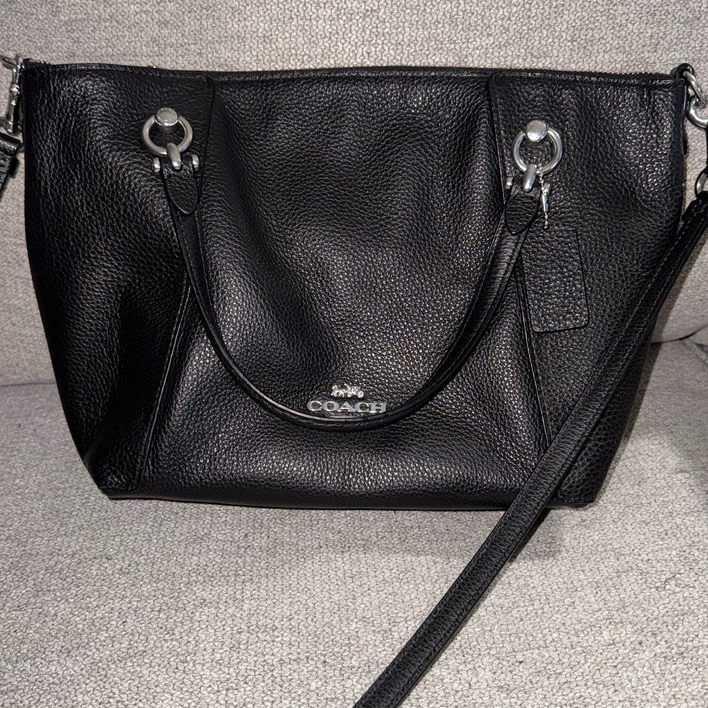 Coach leather purse
